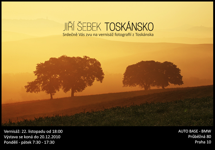 Vernisá fotografií Toskánska